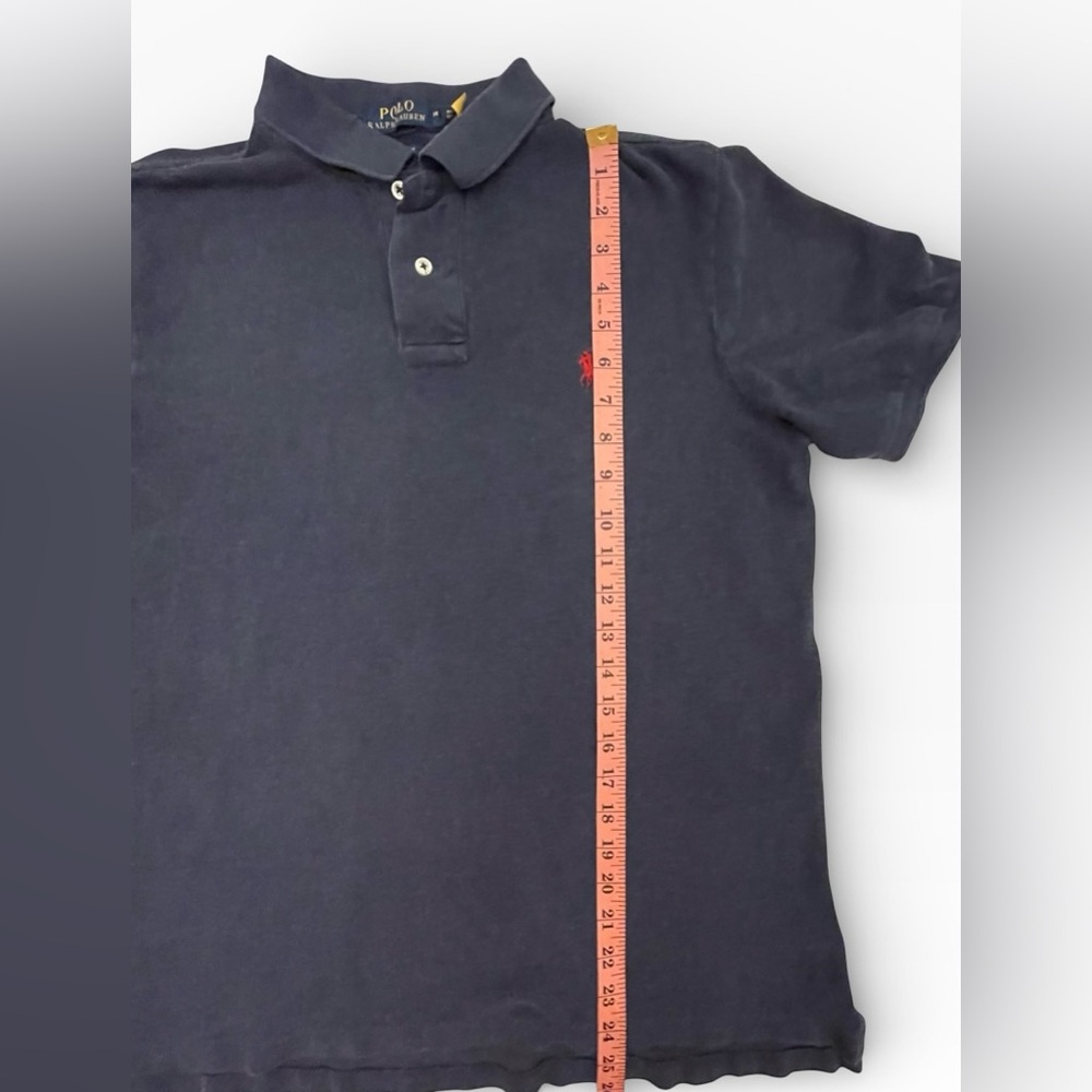 Polo Ralph Lauren Navy Blue Polo Shirt - Picture 5 of 8